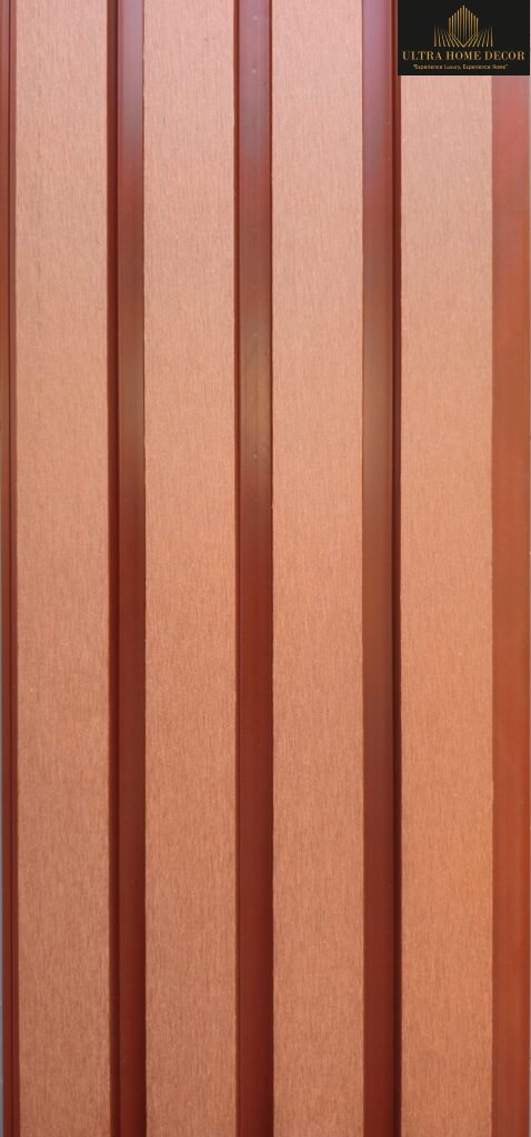220 x 25 x 2900 WPC Outdoor Wall Panel first generation redwood color uhd