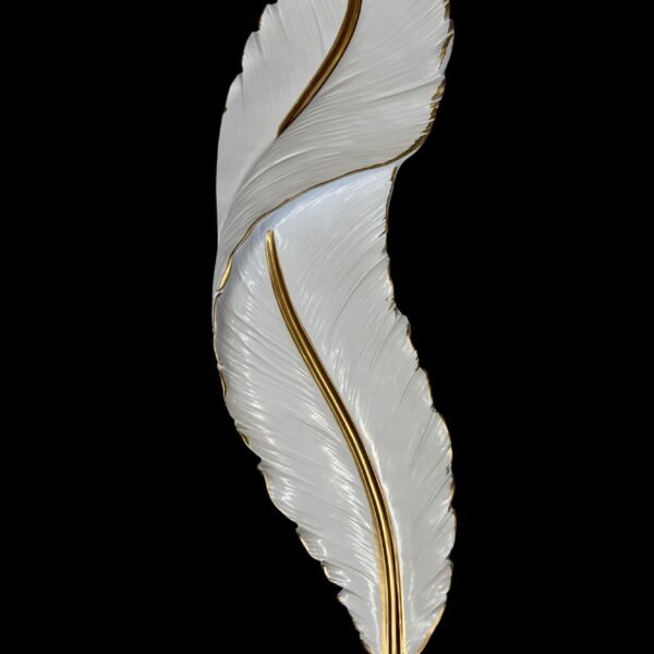 LEAF, 95CM, WHITE COLOR