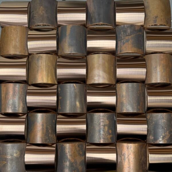 300*300 BRASS MOSAIC TILE UHD-2202