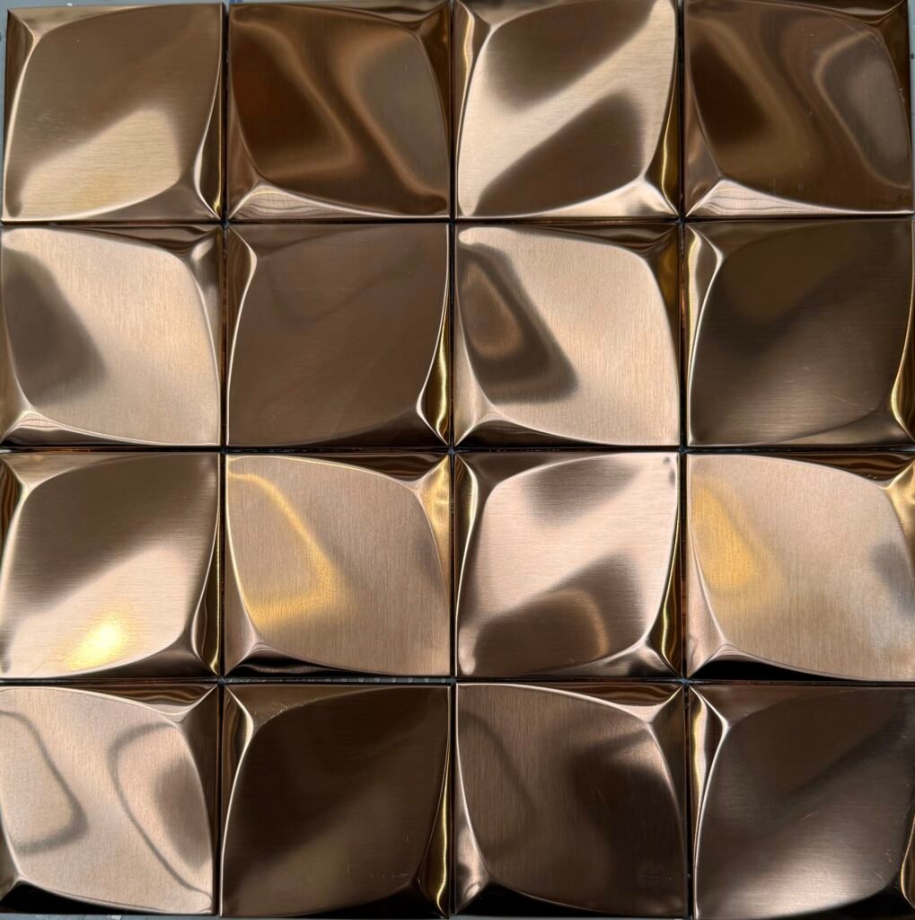 300*300 BRASS MOSAIC TILE UHD-2203
