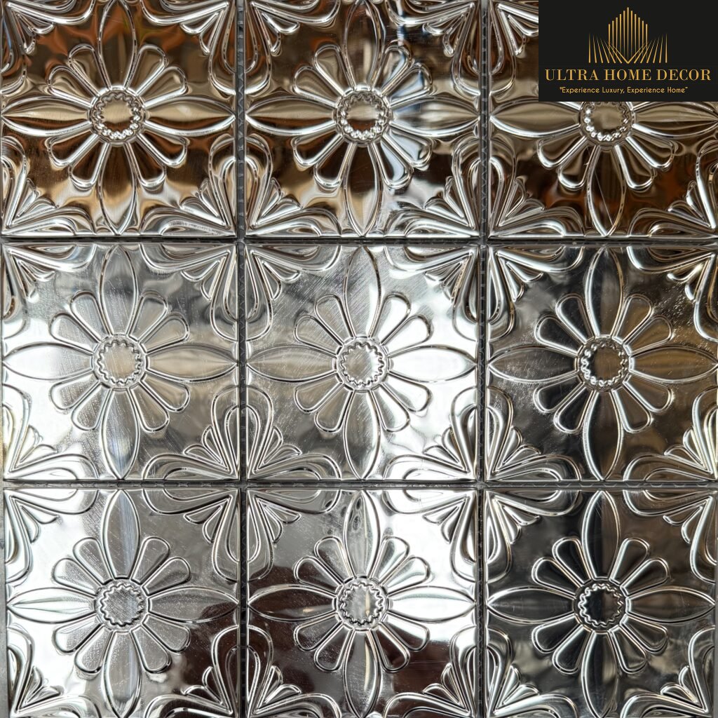 300*300 BRASS MOSAIC TILE UHD-2204