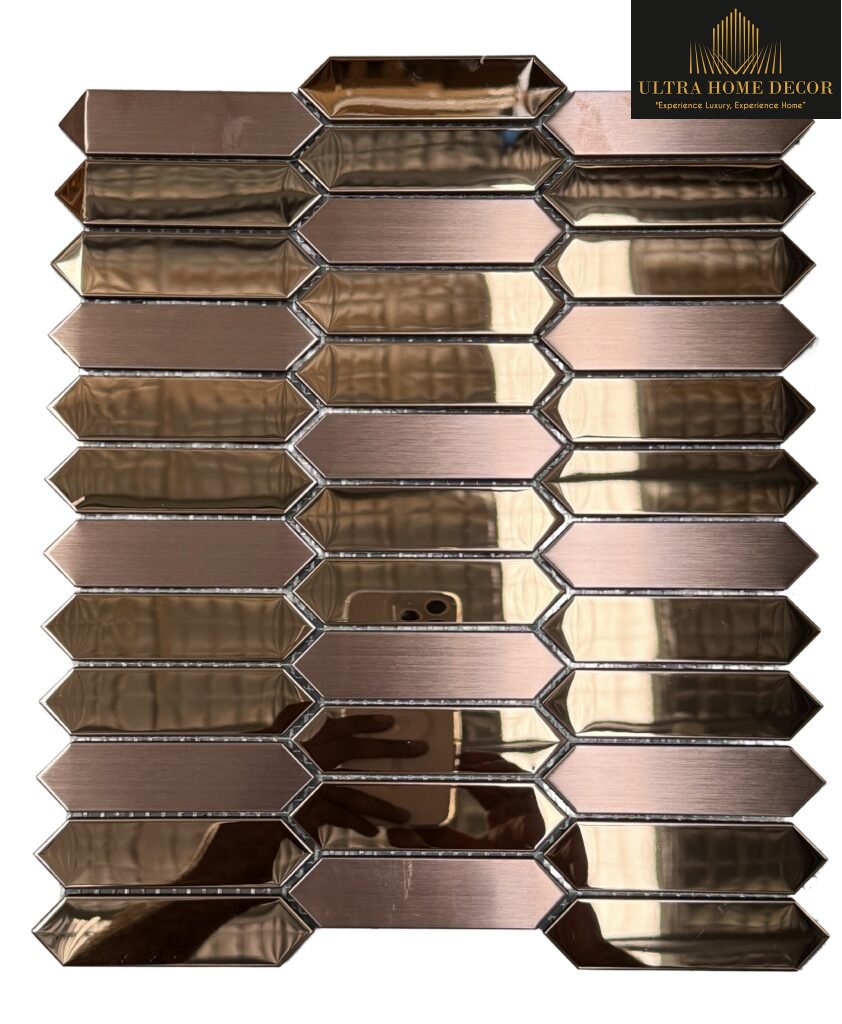 300*300 BRASS MOSAIC TILE UHD-2207