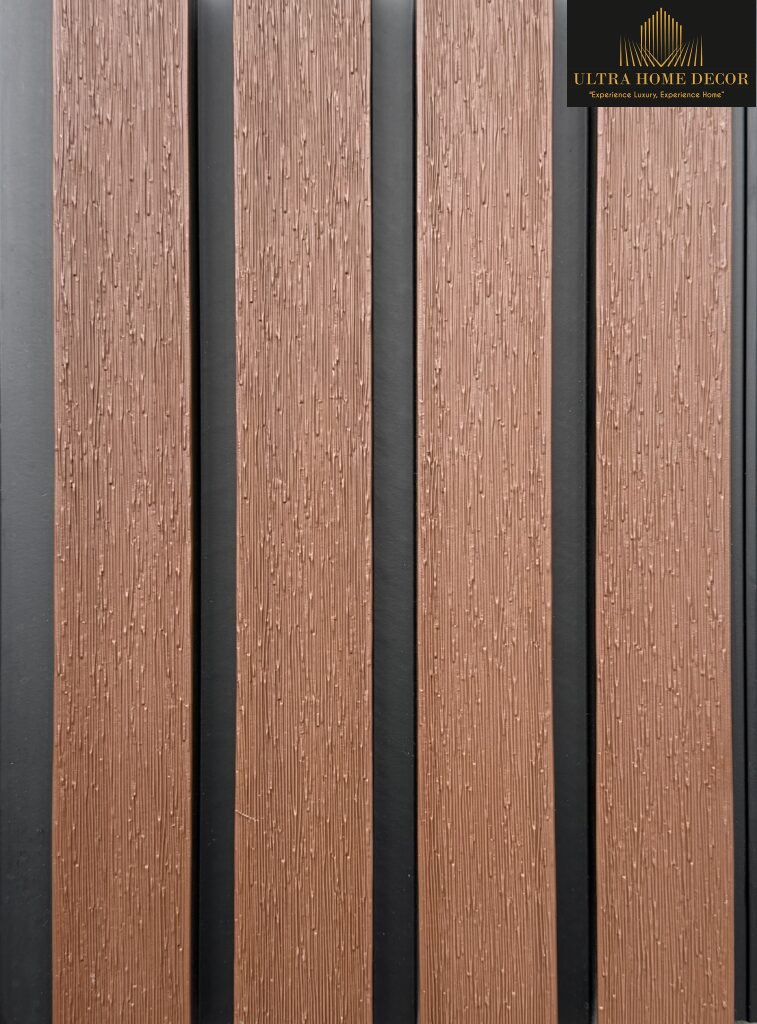 220 x 25 x 4000 WPC Outdoor Wall Panel second generation walnut color uhd-4002