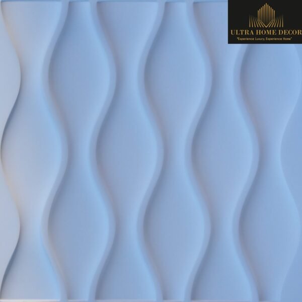 3D WHITE WAVE TILES 3d-0011
