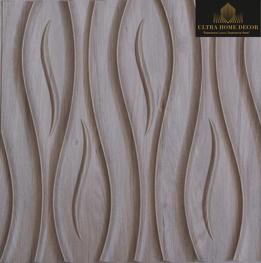 3D WODDEN WAVE TILE 3d-0013