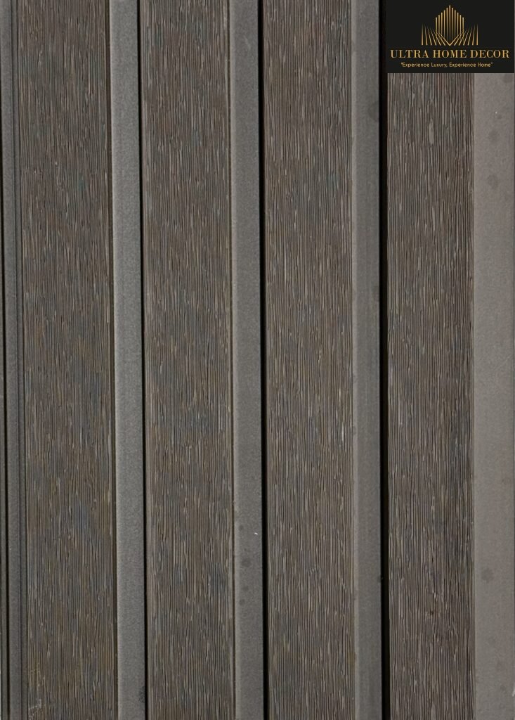 220 x 25 x 2900 WPC Outdoor Wall Panel second generation dark coffee color uhd113