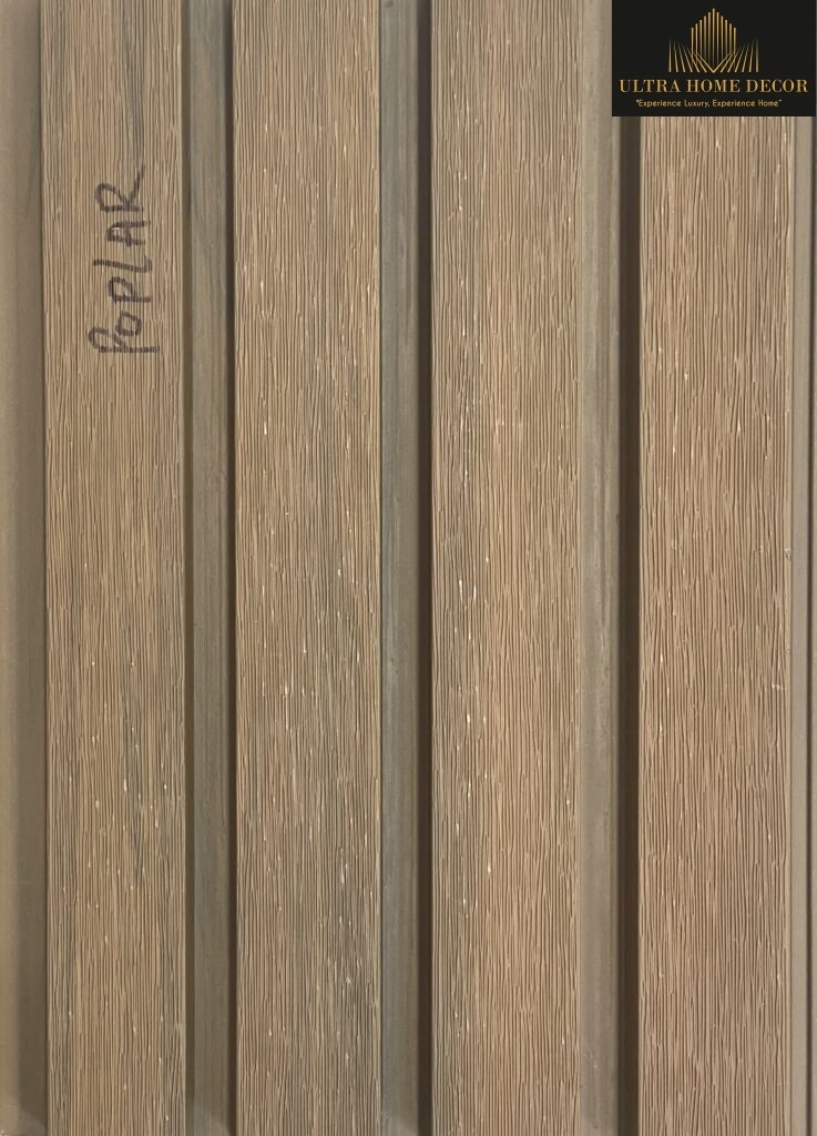 220 x 25 x 2900 WPC Outdoor Wall Panel second generation poplar color uhd 117