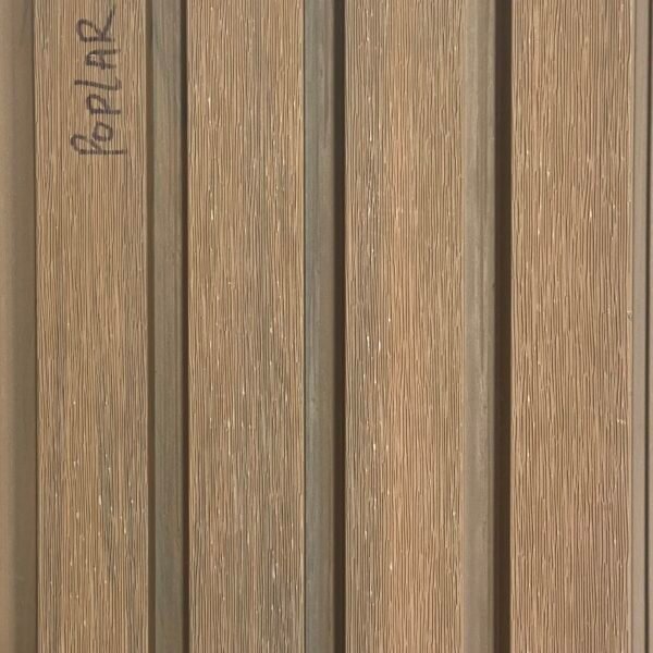 220 x 25 x 2900 WPC Outdoor Wall Panel second generation poplar color uhd 117