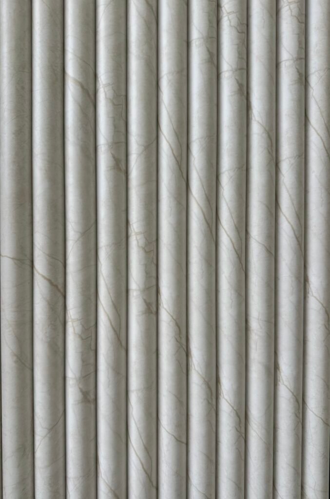 300*12*2900mm flexible semi bold wall panel white marble color uhd-304