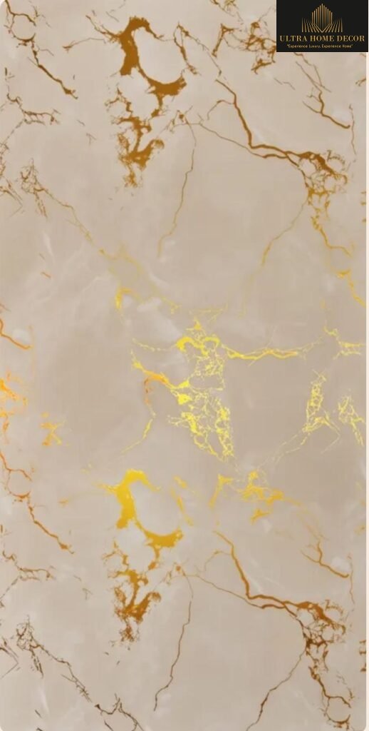 1220*2900*3 UV marble sheet tuscan creamstone